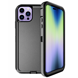 Heavy Duty Case - BLACK for iPhone 14 Pro (Only Ground Shipping)