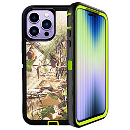 Heavy Duty Case - CAMO GREEN for iPhone 14 Pro (Only Ground Shipping)