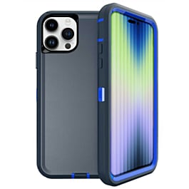 Heavy Duty Case for iPhone 15 Pro Max (DARK BLUE) (Only Ground Shipping)