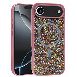 Wireless Charging Bling Diamond Crystal Case - PINK for iPhone Air (Only Ground Shipping)