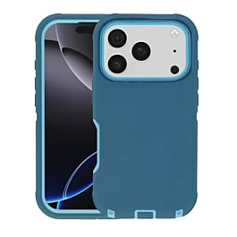 Heavy Duty Case for iPhone 17 Pro Max (TEAL) (Only Ground Shipping)