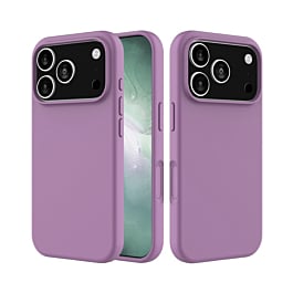 Soft Solid Silicone Case (Full Buttom Cover) - LILAC for iPhone 17 Pro Max (Only Ground Shipping)