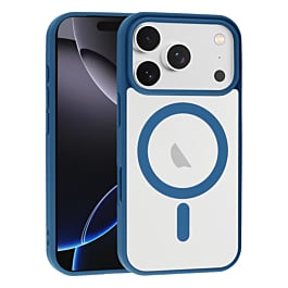 Wireless Charging Clear Case - NAVY BLUE for iPhone 17 Pro Max (Only Ground Shipping)