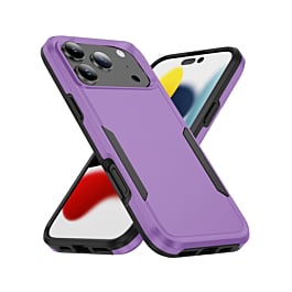 Dual Layers Shockproof Strong Case - PURPLE for iPhone 17 Pro Max (Only Ground Shipping)