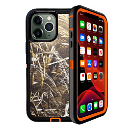 Heavy Duty Case - CAMO ORANGE for iPhone 11 Pro (Only Ground Shipping)