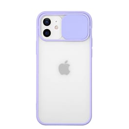 Slide Camera Transparent Case - PURPLE for iPhone 11 Pro (Only Ground Shipping)