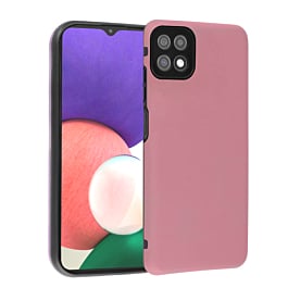 Full Cover New Design Silicone Case - LIGHT PINK for Galaxy A22 5G (Only Ground Shipping)