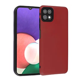 Full Cover New Design Silicone Case - RED for Galaxy A22 5G (Only Ground Shipping)