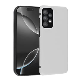 Full Cover New Design Silicone Case - WHITE for Galaxy A33 (Only Ground Shipping)