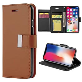 Design Wallet with Extra Pocket Case - BROWN for iPhone 11 Pro Max (Only Ground Shipping)