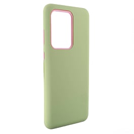 Galaxy S20 Ultra Three Layer Heavy Duty Shockproof Anti-Scratch Protective Case -GREEN PINK (Only Ground Shipping)