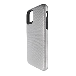 Shock Absorption Protective Dual Layer Case - SILVER for iPhone 11 Pro (Only Ground Shipping)