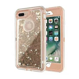 Protective Glitter Liquid Case - ROSE GOLD for iPhone 8 / 7 / 6S / 6 (Only Ground Shipping)