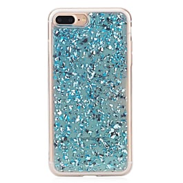 Confetti Slim TPU Protective Case - BLUE for iPhone 6S / 6G (Only Ground Shipping)