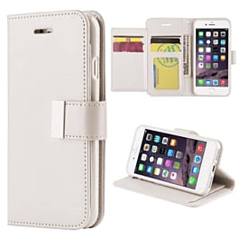 Design Wallet with Extra Pocket Case - WHITE for iPhone 6S / 6G (Only Ground Shipping)