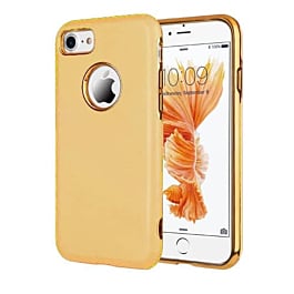 Dual Layer Slim Fit Hybrid Protection Anti-Scratch Shockproof Case - GOLD for iPhone 6S / 6G (Only Ground Shipping)