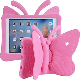 Butterfly Shockproof Kids Case - PINK for iPad 5 (2017) / iPad 6 (2018) / Air 1 / Air 2 / Pro 9.7 (Only Ground Shipping)