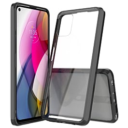 Moto G Stylus 2021 Hybrid Case with Air Cushion Technology - BLACK (Only Ground Shipping)
