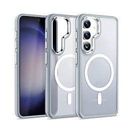 Galaxy S23 FE Slim Non-Slip Translucent Matte Wireless Charging Case - GRAY (Only Ground Shipping)