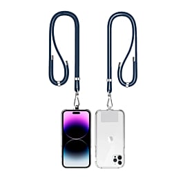 Mobile Phone Straps w/Card Holder - BLUE (Only Ground Shipping)