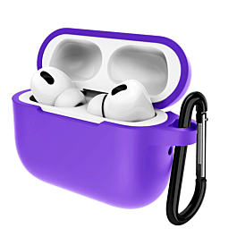 AirPods Pro (2nd Gen) Soft Silicone Case - PURPLE (Only Ground Shipping)