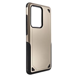 Galaxy S20 Ultra Armor Dual Layer Impact Shockproof Cover- GOLD (Only Ground Shipping)