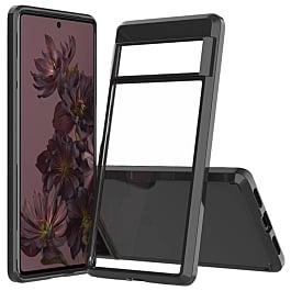 Google Pixel 7 Pro Hybrid Case with Air Cushion Technology - BLACK (Only Ground Shipping)
