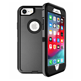 Heavy Duty Case for iPhone 7 / 8 (BLACK) (Only Ground Shipping)