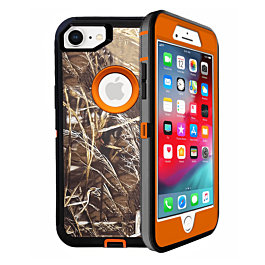 Heavy Duty Case for iPhone 7 / 8 (CAMO ORANGE) (Only Ground Shipping)