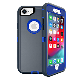 Heavy Duty Case for iPhone 7 / 8 (DARK BLUE) (Only Ground Shipping)