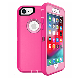 Heavy Duty Case for iPhone 7 / 8 (HOT PINK) (Only Ground Shipping)