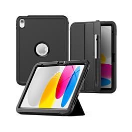 Full Body Protective Case - BLACK for iPad 10 2022 (10.9") / iPad 11 (A16) (Only Ground Shipping)
