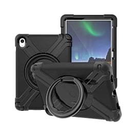 Shockproof Circle Stand Case - BLACK for iPad 10 2022 (10.9") / iPad 11 (A16) (Only Ground Shipping)