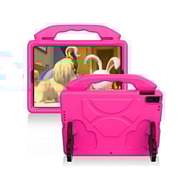 Hand - Held Stand Kids Case - PINK for iPad Air 11 2024 / iPad10 2022 (10.9") (Only Ground Shipping)
