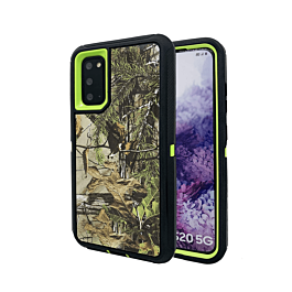 Heavy Duty Case for Galaxy S20 Ultra (CAMO GREEN) (Only Ground Shipping)