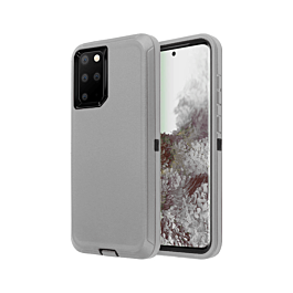 Heavy Duty Case for Galaxy S20 Ultra (DARK GRAY & BLACK) (Only Ground Shipping)