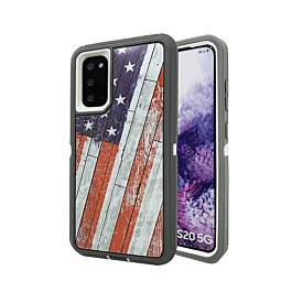 Heavy Duty Case for Galaxy S20 Ultra (US FLAG) (Only Ground Shipping)