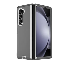 Galaxy Z Fold 6 Heavy Duty Case - GRAY & WHITE (Only Ground Shipping)