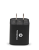 PowerPeak -  Wall Charger with USB To-C Cable (BLACK) (6ft) (18W) (Only Ground Shipping)