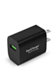PowerPeak -  Wall Charger with USB To-C Cable (BLACK) (6ft) (18W) (Only Ground Shipping)