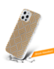 Dual Layer Gold Design Printed Case - 5 for iPhone 7G / 8G / SE 2020 (Only Ground Shipping)