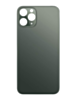 Buy the back glass with bigger camera hole for iPhone 11 Pro, no logo, in Midnight Green.

