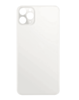 Shop the back glass with bigger camera hole for iPhone 11 Pro, no logo, in silver.

