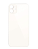 Back Glass with Bigger Camera Hole for iPhone 12 (NO LOGO) (WHITE)