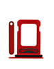 Dual Sim Card Tray for iPhone 12 (RED)