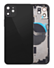 Back Housing Frame with Small Components Pre-Installed for iPhone 12 (NO LOGO) (BLACK)