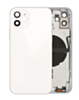Back Housing Frame with Small Components Pre-Installed for iPhone 12 (NO LOGO) (International) (WHITE)