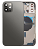 Back Housing Frame with Small Components Pre-Installed for iPhone 12 Pro Max (NO LOGO) (GRAPHITE)