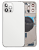 Back Housing Frame with Small Components Pre-Installed for iPhone 12 Pro Max (NO LOGO) (SILVER)