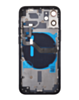 Back Housing Frame with Small Components Pre-Installed for iPhone 12 Mini (NO LOGO) (BLACK)